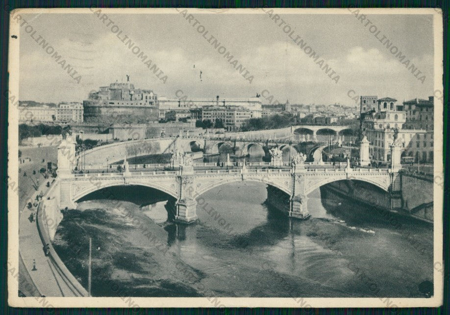 Roma Città Ponte sul Tevere PIEGHE FG cartolina VK2344 – fronte