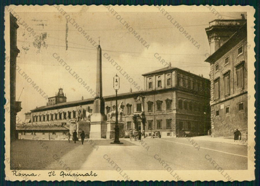 Roma Città Quirinale PIEGHINA FG cartolina VK2349 – fronte