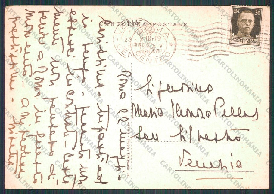 Roma Città Palazzo di Giustizia FG cartolina VK2350 – retro