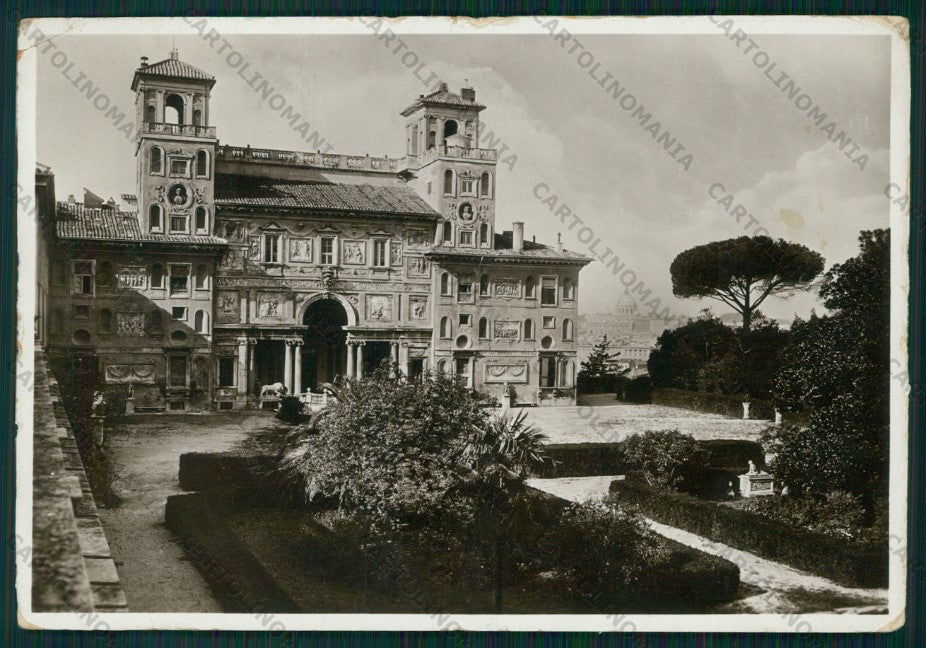 Roma Città Villa Medici PIEGHINE Foto FG cartolina VK2355 – fronte