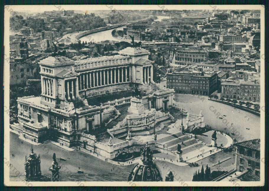 Roma Città Monumento Vittorio Emanuele II PIEGA FG cartolina VK2357 – fronte
