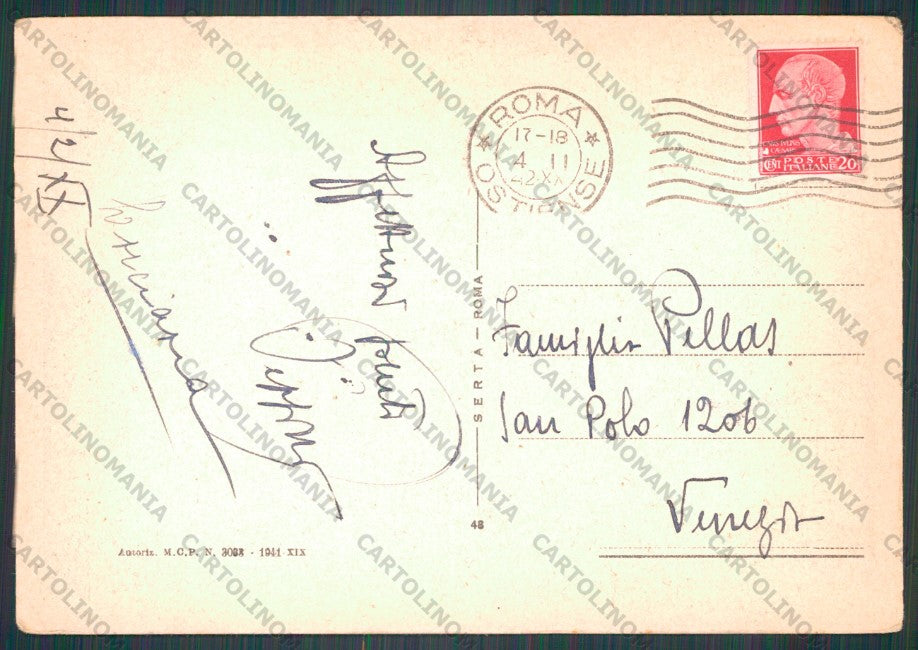 Roma Città Scavi Largo Argntina PIEGA FG cartolina VK2359 – retro