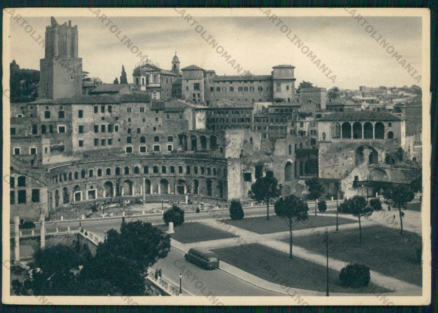 Roma Città Mercati Traianei Corriera PIEGA FG cartolina VK2360 – fronte