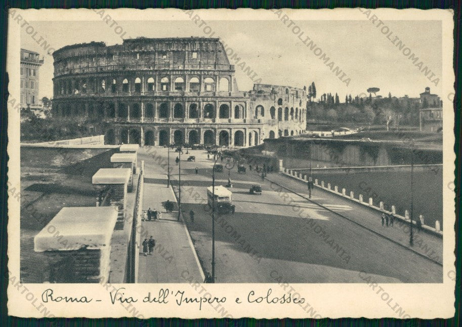 Roma Città Via dell'Impero Colosseo FG cartolina VK2366 – fronte