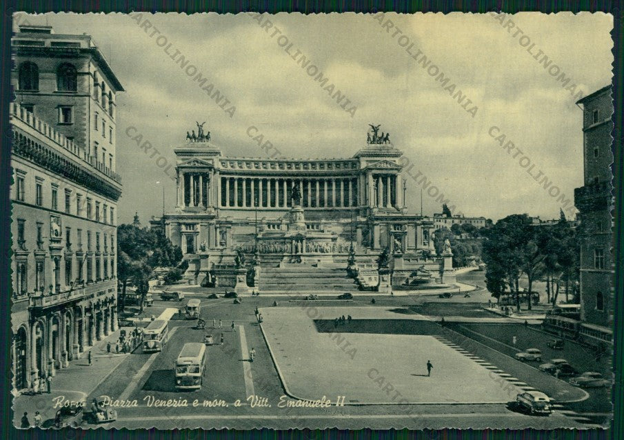 Roma Città Monumento Vittorio Emanuele II Corriere FG cartolina VK2379 – fronte