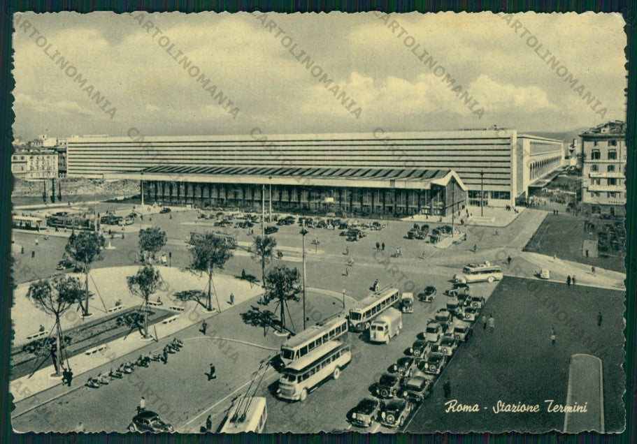Roma Città Stazione Termini Auto Corriere FG cartolina VK2380 – fronte