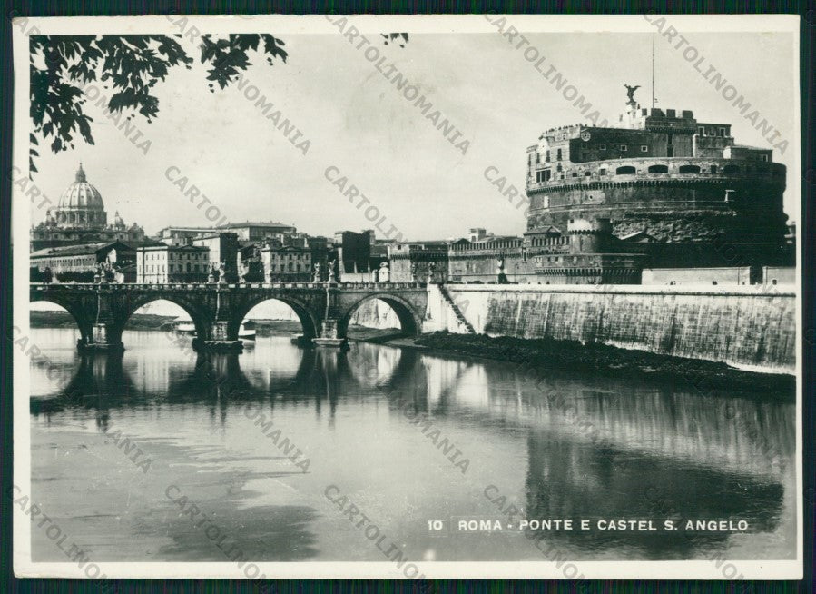 Roma Città Ponte e Castel Sant'Angelo Foto FG cartolina VK2385 – fronte