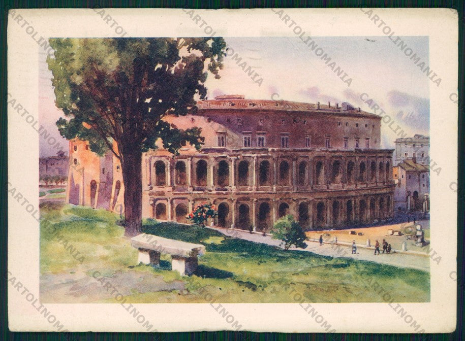 Roma Città Teatro di Marcello PIEGA FG cartolina VK2386 – fronte