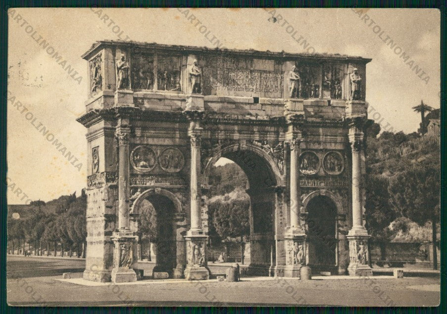 Roma Città Arco di Costantino PIEGHE FG cartolina VK2390 – fronte