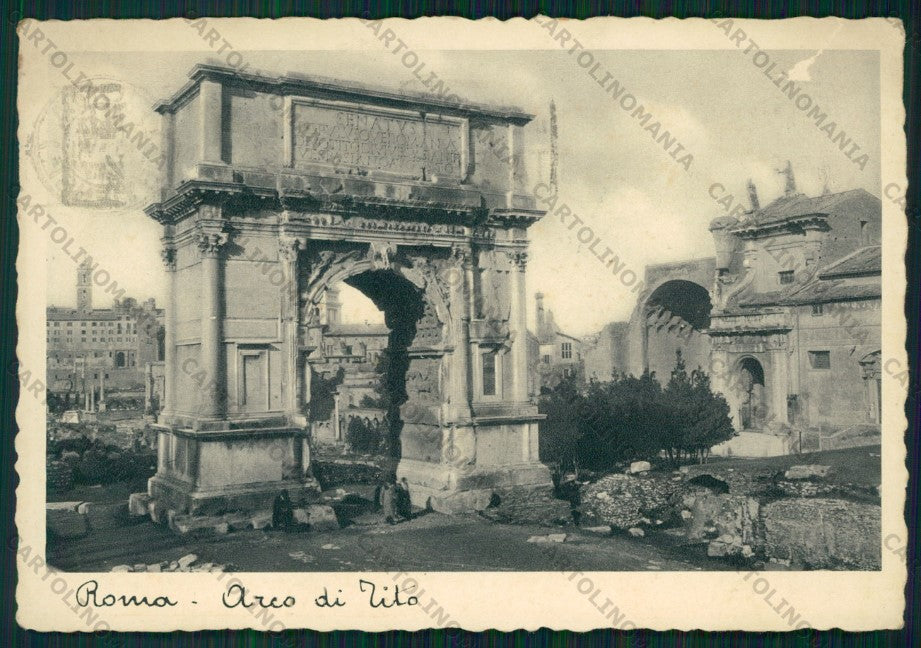 Roma Città Arco di Tito ABRASA FG cartolina VK2394 – fronte