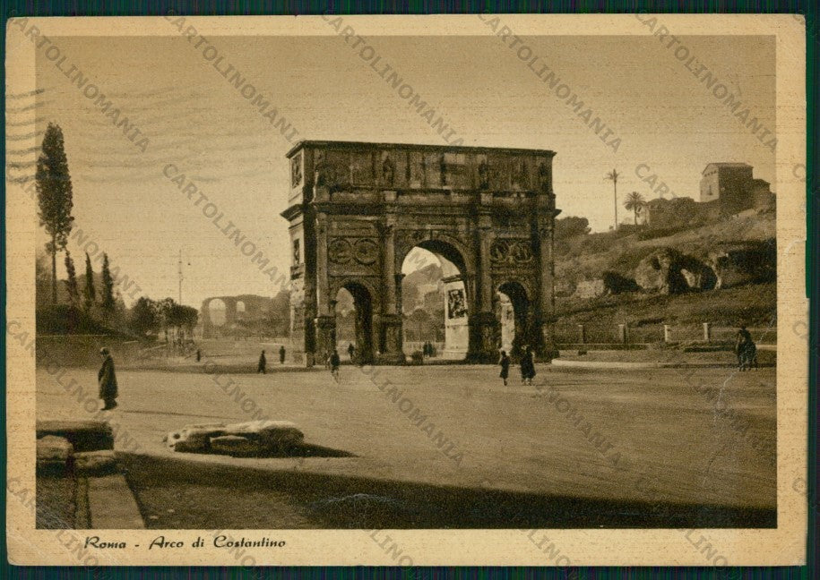 Roma Città Arco di Costantino STRAPPINI PIEGHINE FG cartolina VK2395 – fronte