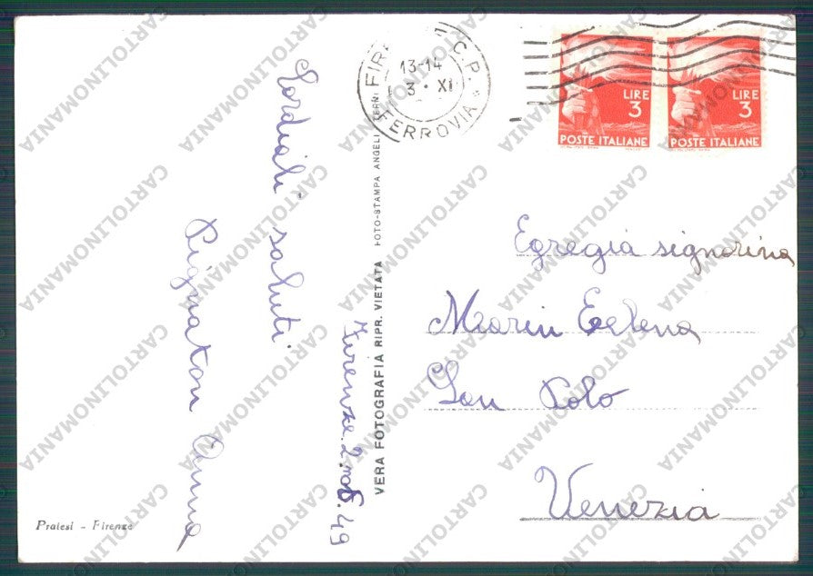 Firenze Città Battistero Porta del Paradiso Foto FG cartolina VK2400 – retro