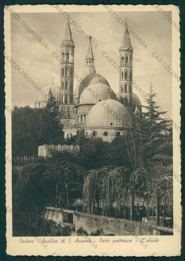 Padova CittàBasilica Sant'Antonio PIEGHINE FG cartolina VK2453 – fronte