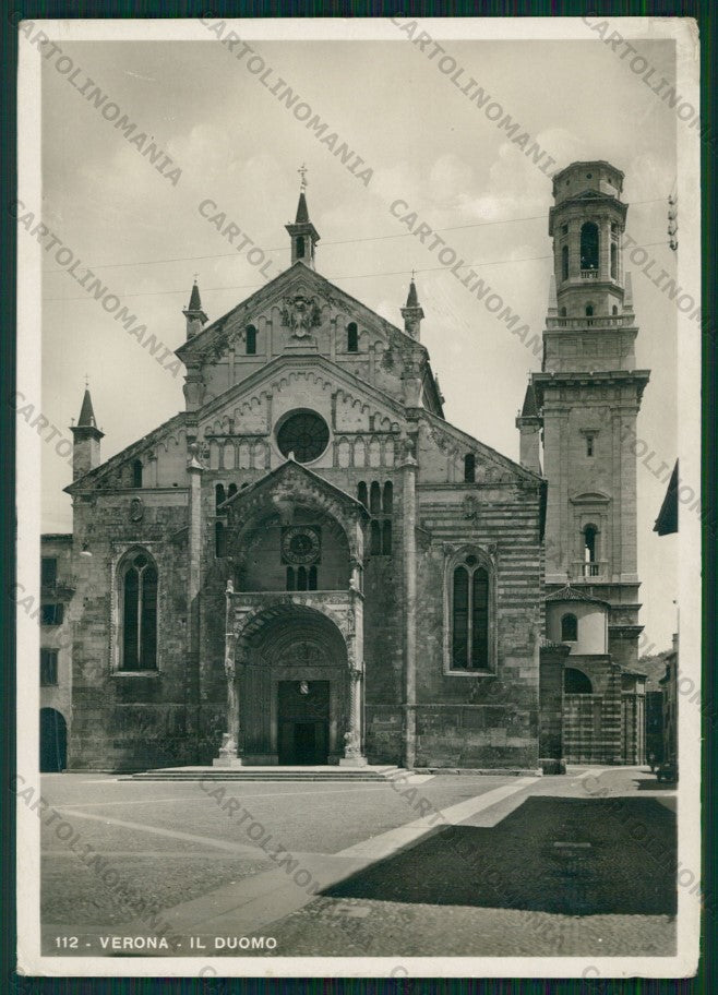 Verona Città Duomo PIEGHINA Foto FG cartolina VK2475 – fronte