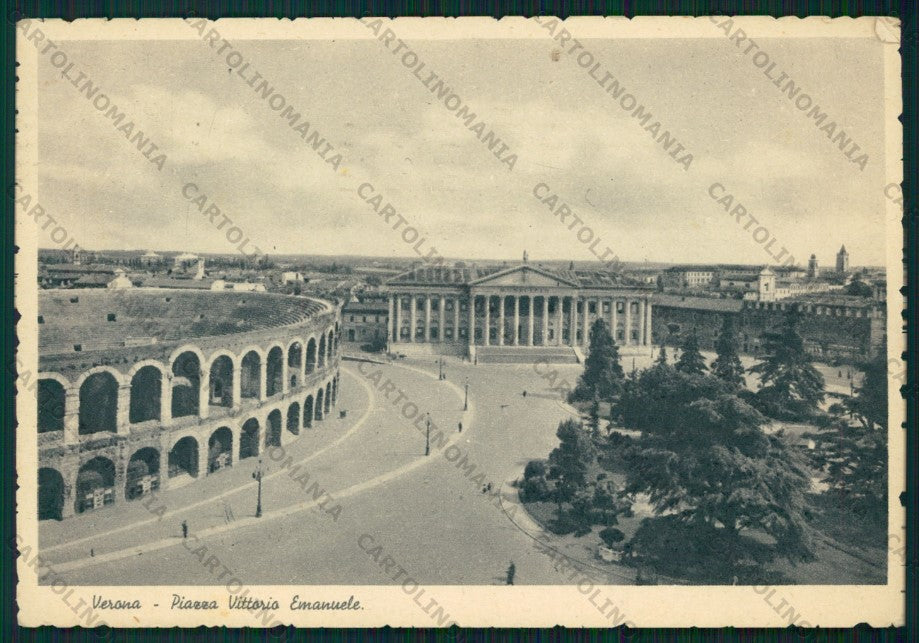 Verona Città Piazza Vittorio Emanuele Arena FG cartolina VK2484 – fronte