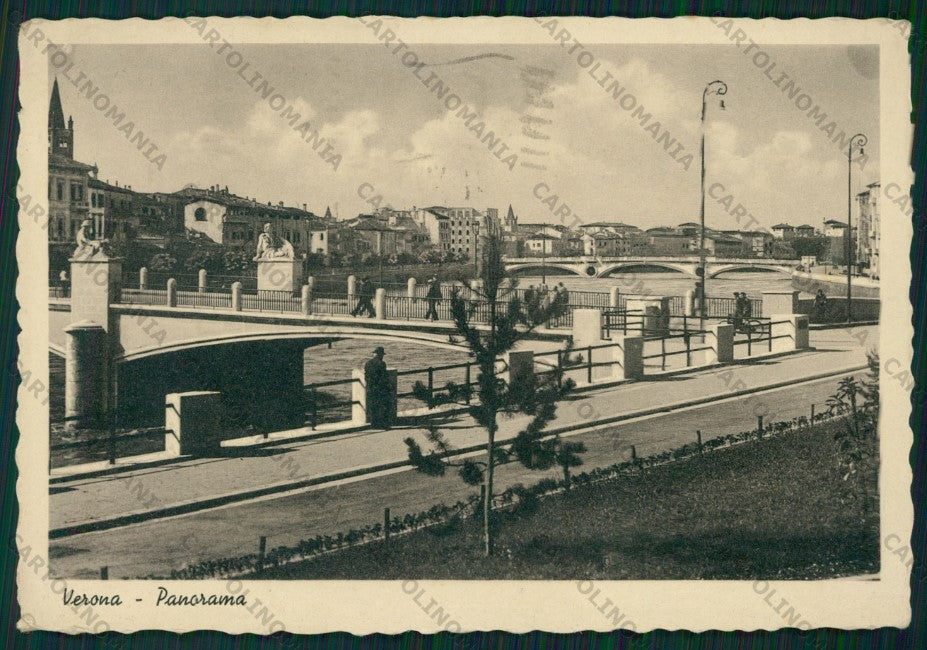 Verona Città PIEGHINA FG cartolina VK2493 – fronte