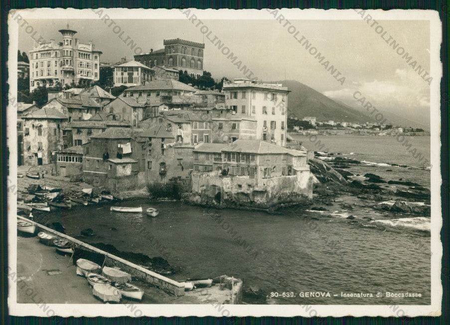 Genova Città Boccadasse Barche Foto FG cartolina VK2499 – fronte