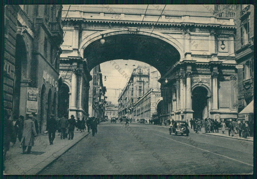 Genova Città Ponte Monumentale Auto FG cartolina VK2507 – fronte
