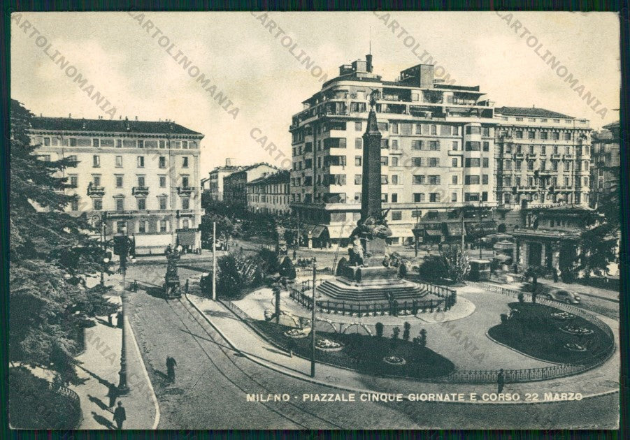 Milano Città Piazza Cinque Giornate STRAPPINO FG cartolina VK2542 – fronte