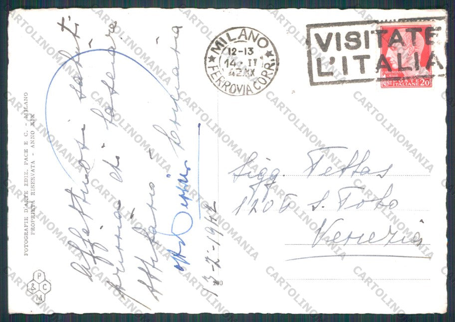 Milano Città Duomo PIEGHINE Foto FG cartolina VK2549 – retro