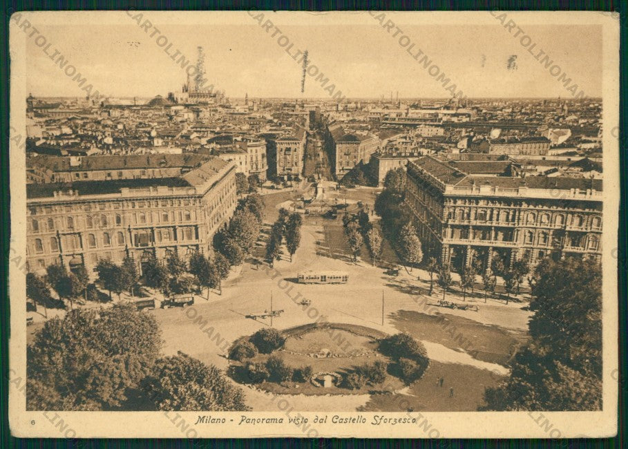 Milano Città PIEGHINE FG cartolina VK2556 – fronte