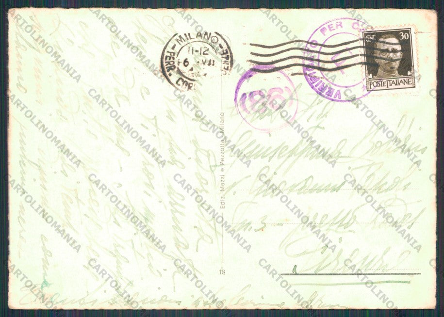 Milano Città Stazione Centrale FG cartolina VK2559 – retro