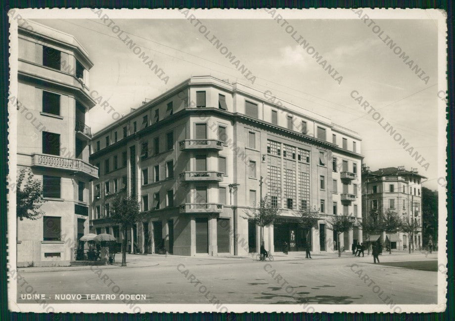 Udine Città Teatro Odeon PIEGHINE Foto FG cartolina VK2564 – fronte