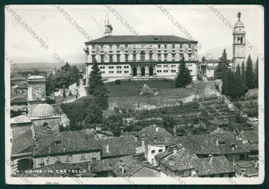 Udine Città Castello PIEGHINA Foto FG cartolina VK2574 – fronte