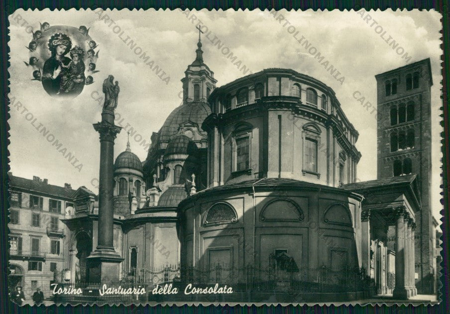 Torino Città Santuario della Consolata Foto FG cartolina VK2577 – fronte