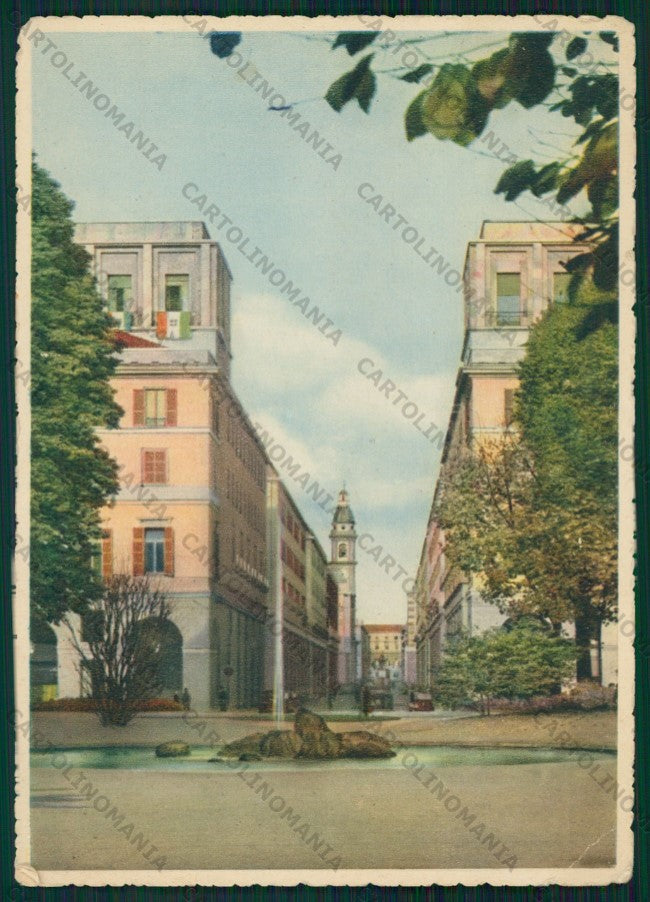 Torino Città Via Roma PIEGHINE FG cartolina VK2579 – fronte