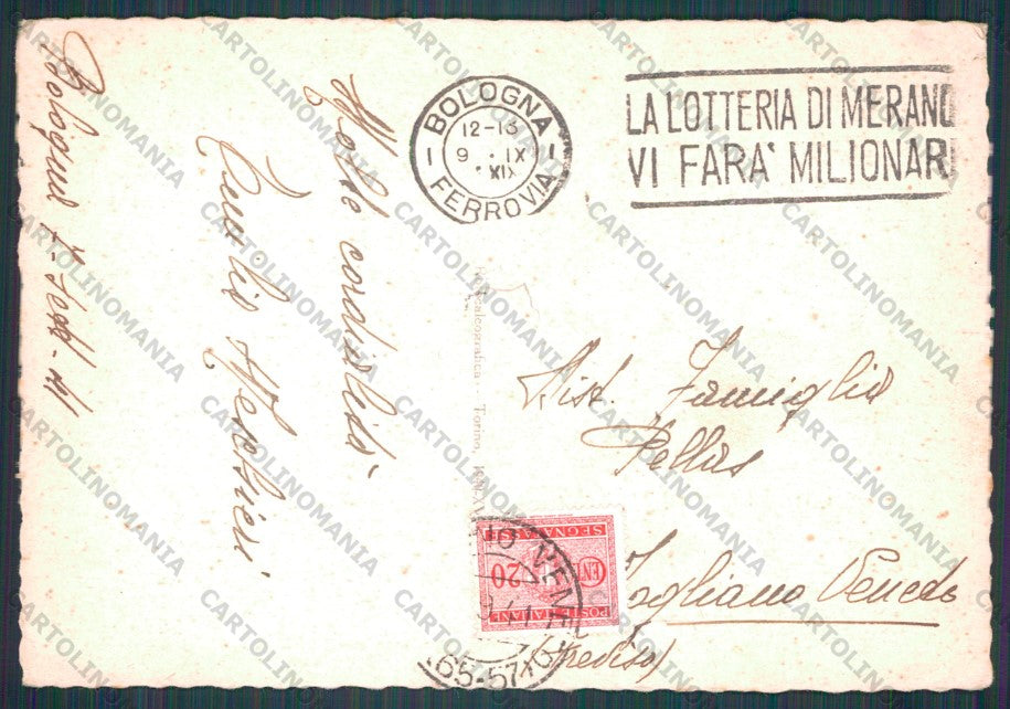 Bologna Città Basilica San Petronio PIEGHINE FG cartolina VK2584 – retro