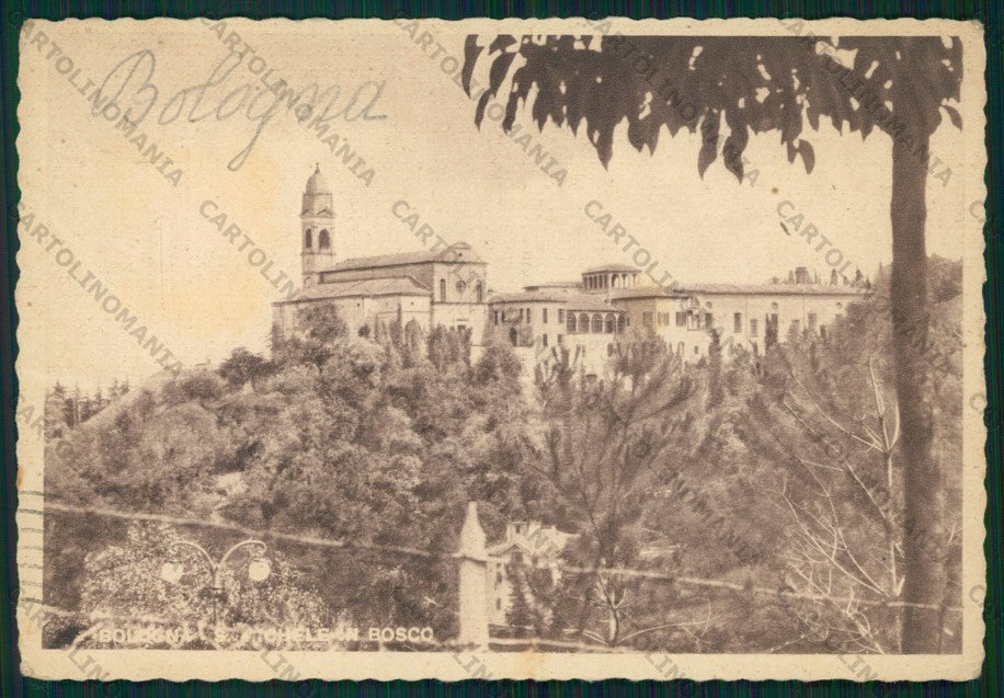 Bologna Città San Michele in Bosco PIEGATA FG cartolina VK2585 – fronte