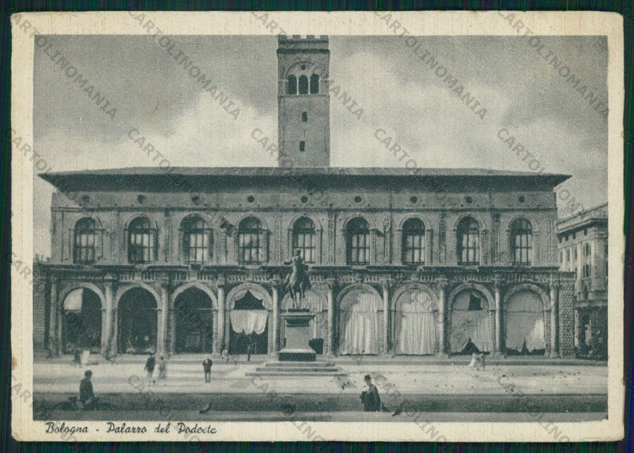 Bologna Città Palazzo del Podestà STRAPPINI FG cartolina VK2597 – fronte