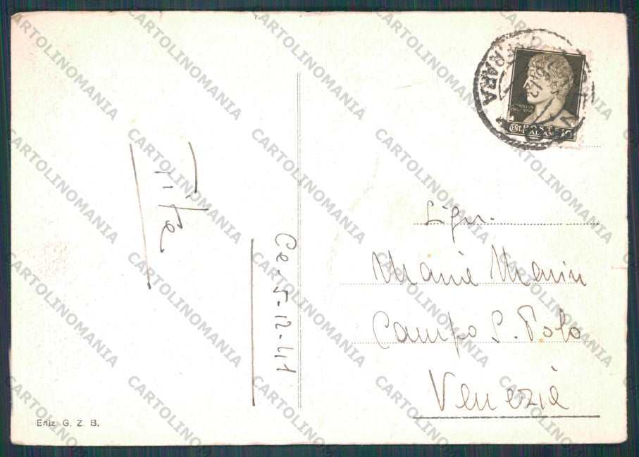 Bologna Città Palazzo del Podestà STRAPPINI FG cartolina VK2597 – retro
