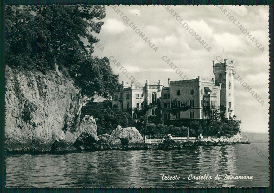 Trieste Città Castello Miramare Foto FG cartolina VK2612 – fronte
