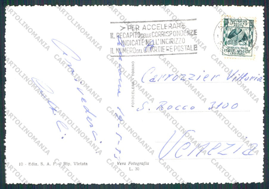 Ancona Città Foto FG cartolina VK2616 – retro