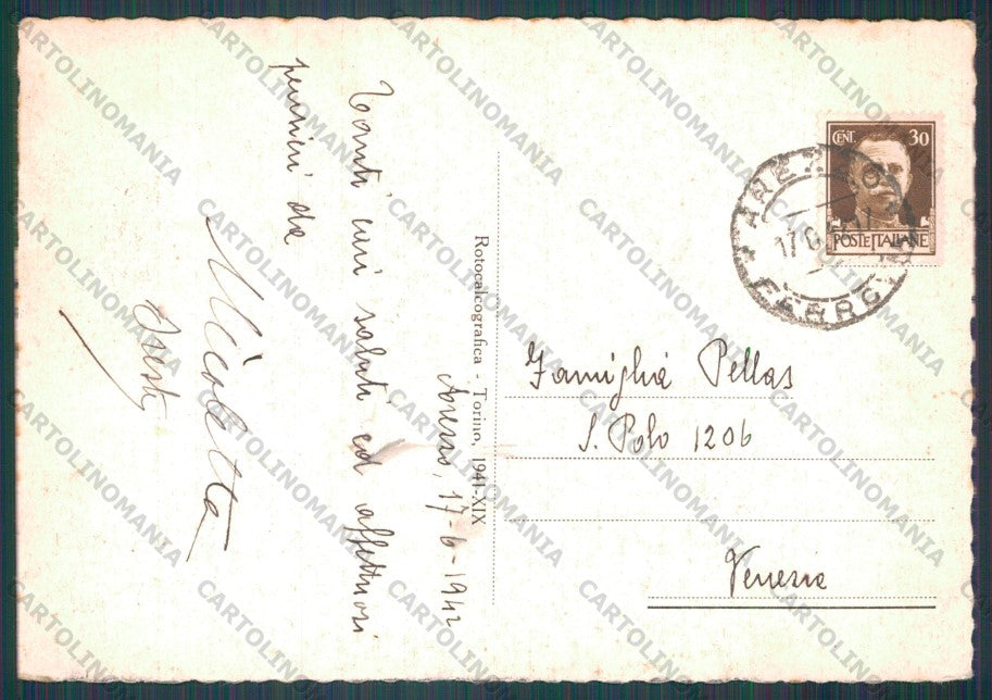Arezzo Città Via Vittorio Veneto FG cartolina VK2625 – retro