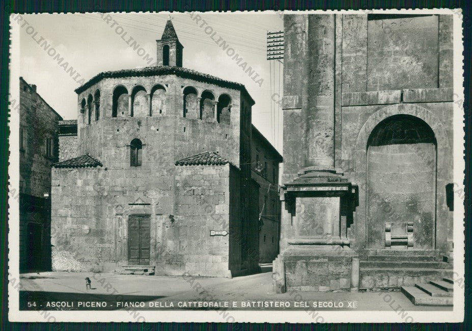 Ascoli Piceno Città Cattedrale e Battistero Foto FG cartolina VK2634 – fronte