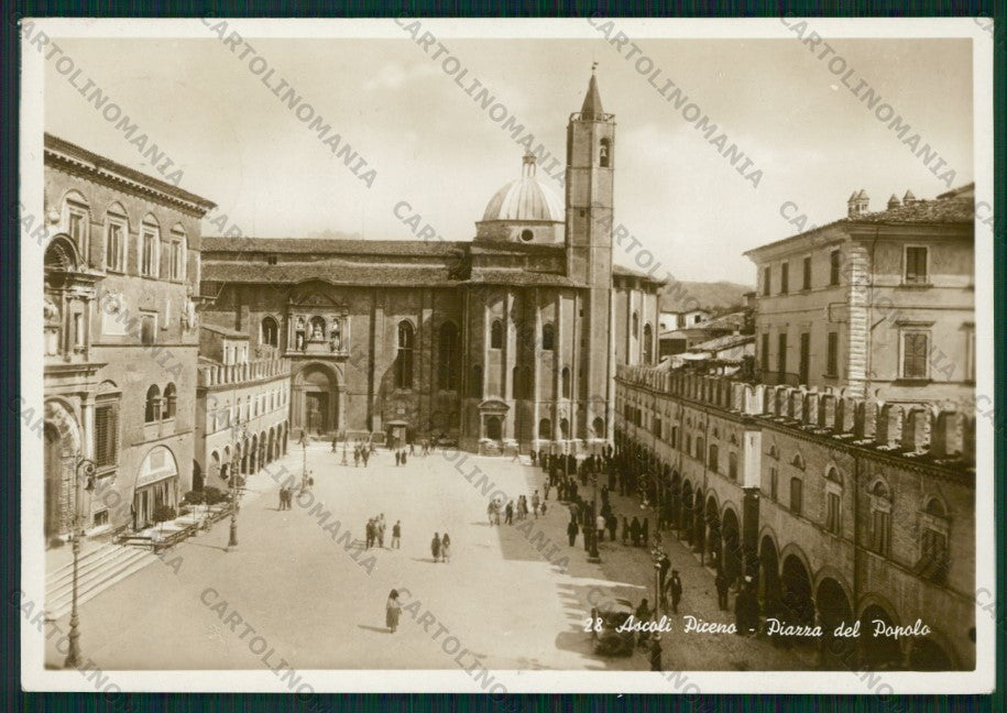 Ascoli Piceno Città Piazza del Popolo Foto FG cartolina VK2638 – fronte