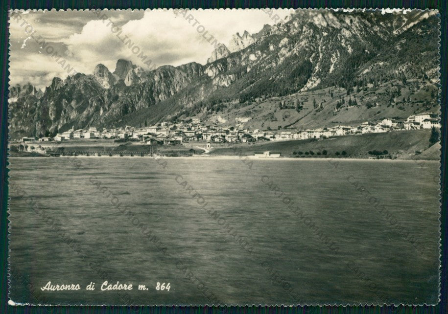 Belluno Auronzo Cadore Lago di ABRASA Foto FG cartolina VK2663 – fronte