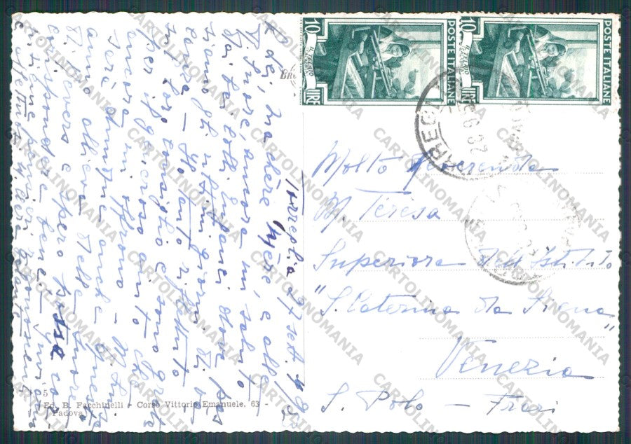 Padova Arqua Petrarca Casa di Foto FG cartolina VK2671 – retro