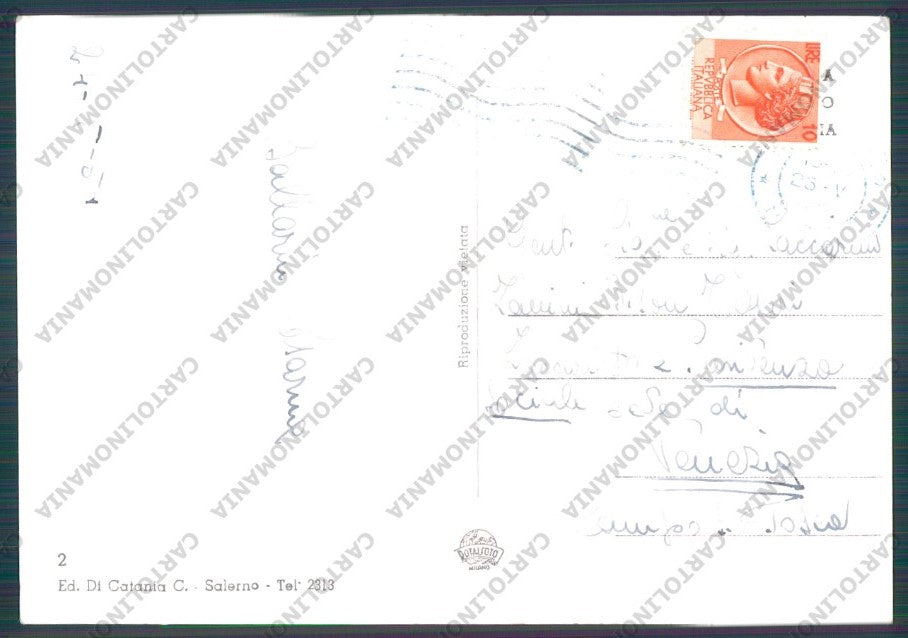 Salerno Amalfi Foto FG cartolina VK2672 – retro