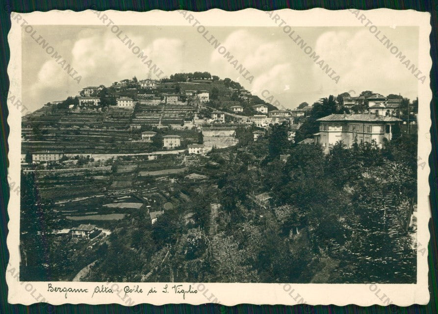 Bergamo Città Colle di San Vigilio ABRASA Foto FG cartolina VK2677 – fronte