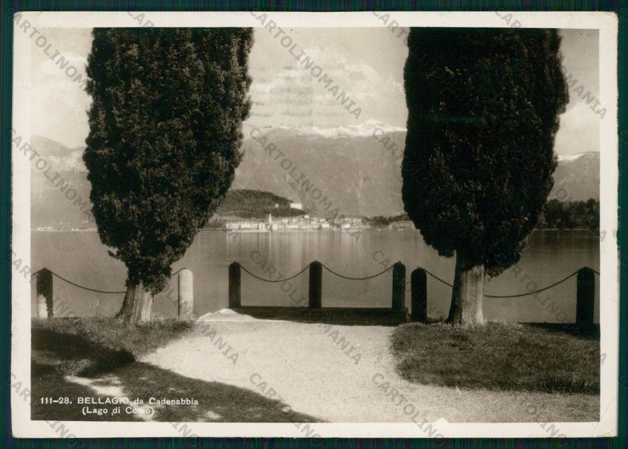 Como Bellagio Lago di Cadenabbia PIEGHINA Foto FG cartolina VK2682 – fronte