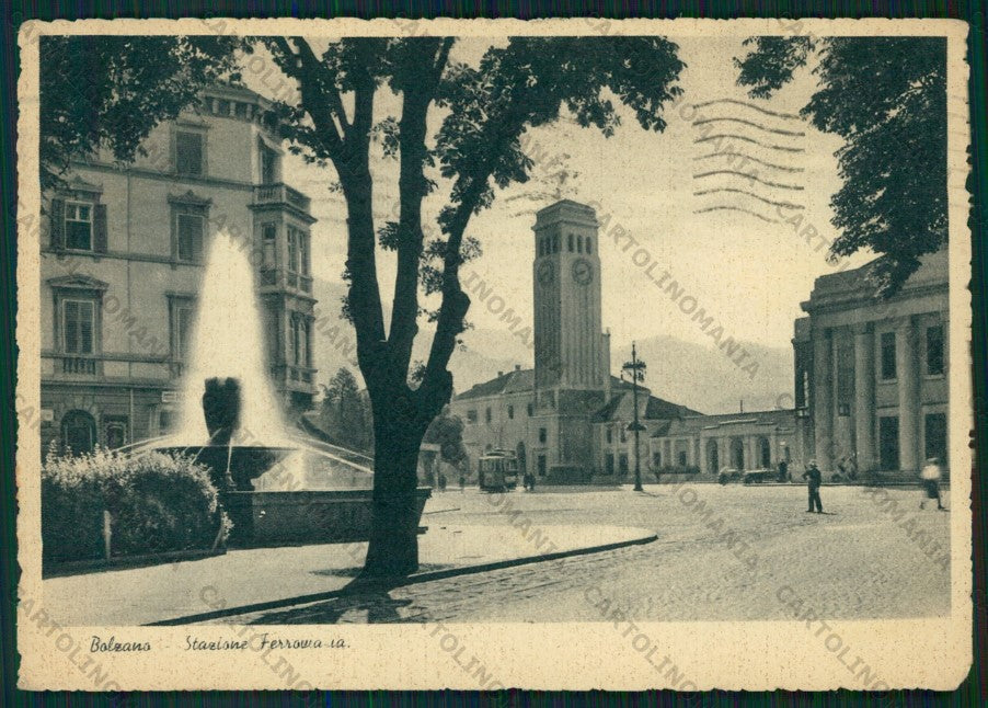 Bolzano Città Stazione PIEGHINA FG cartolina VK2684 – fronte