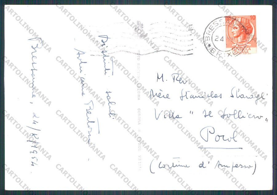 Bolzano Bressanone STRAPPINO Foto FG cartolina VK2686 – retro