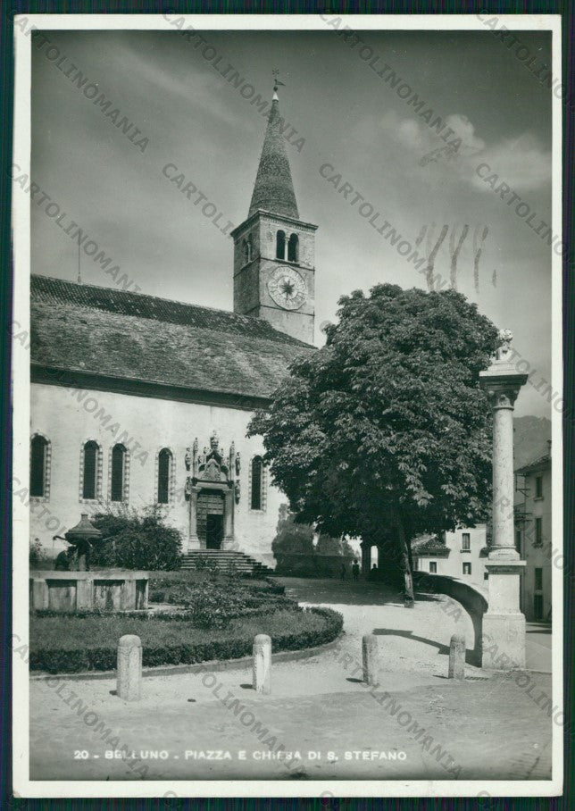Belluno Città Piazza Santo Stefano Foto FG cartolina VK2691 – fronte