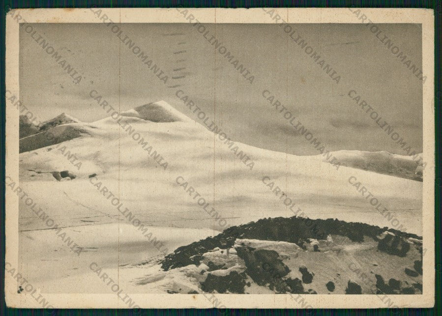 Sondrio Bormio Nevicata PIEGHINE FG cartolina VK2704 – fronte