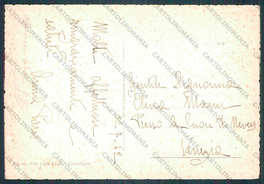 Treviso Conegliano Madonna della Neve FG cartolina VK2719 – retro