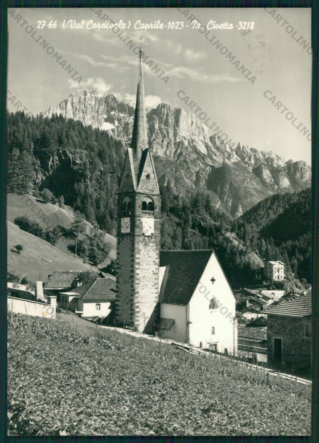Belluno Caprile Foto FG cartolina VK2753 – fronte